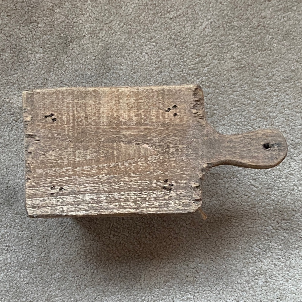 Rustic Wooden Miniature Table - Picture 2 of 6
